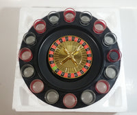 Party Alley Roulette Shooter Set of 16 Shot Glasses and Wheel Drinking Gambling Collectible New in Box