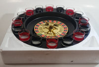 Party Alley Roulette Shooter Set of 16 Shot Glasses and Wheel Drinking Gambling Collectible New in Box