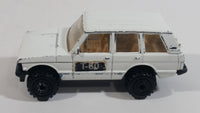 1989 Hot Wheels Range Rover T-60 Sticker Tampos White Die Cast Toy Car Vehicle