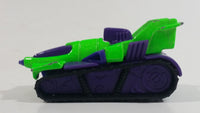 1995 Hot Wheels Treadator Bright Green and Purple Die Cast Toy Car Vehicle