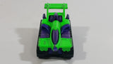 1995 Hot Wheels Treadator Bright Green and Purple Die Cast Toy Car Vehicle