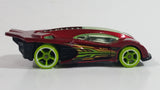 2015 Hot Wheels Nitrobot Attack Side Draft Dark Red Die Cast Toy Car Vehicle