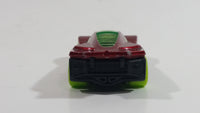 2015 Hot Wheels Nitrobot Attack Side Draft Dark Red Die Cast Toy Car Vehicle