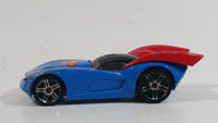 2012 Hot Wheels DC Universe Character Cars Superman Blue Red Cape Die Cast Toy Car Vehicle