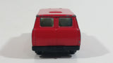 Vintage Yatming No. 1501 Ford Econoline E-150 Fire Brigade Red Van Die Cast Toy Car Emergency Rescue Vehicle