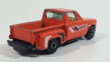 1980s Yatming Chevrolet LUV Stepside Pickup Truck Orange No. 1700 Die Cast Toy Car Vehicle