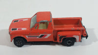 1980s Yatming Chevrolet LUV Stepside Pickup Truck Orange No. 1700 Die Cast Toy Car Vehicle