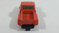 1980s Yatming Chevrolet LUV Stepside Pickup Truck Orange No. 1700 Die Cast Toy Car Vehicle