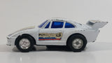 Vintage Martini Porsche #8 White Pullback Friction Race Car Die Cast Toy Vehicle - Made in Hong Kong