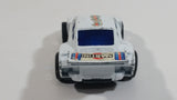 Vintage Martini Porsche #8 White Pullback Friction Race Car Die Cast Toy Vehicle - Made in Hong Kong