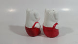 Pigs in Red Overalls Decorative Ceramic Salt and Pepper Shakers