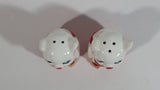 Pigs in Red Overalls Decorative Ceramic Salt and Pepper Shakers