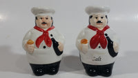 Fat Chubby Chef Decorative Ceramic Salt and Pepper Shakers