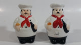 Fat Chubby Chef Decorative Ceramic Salt and Pepper Shakers