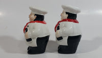 Fat Chubby Chef Decorative Ceramic Salt and Pepper Shakers