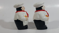 Fat Chubby Chef Decorative Ceramic Salt and Pepper Shakers