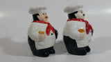 Fat Chubby Chef Decorative Ceramic Salt and Pepper Shakers