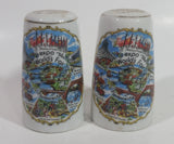 Vintage Expo '74 World's Fair Spokane Washington Fine China Salt and Pepper Shakers Travel Souvenir Collectible