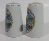 Vintage Expo '74 World's Fair Spokane Washington Fine China Salt and Pepper Shakers Travel Souvenir Collectible