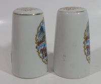 Vintage Expo '74 World's Fair Spokane Washington Fine China Salt and Pepper Shakers Travel Souvenir Collectible