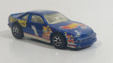 1995 Hot Wheels Race Team Series I Lumina Stocker #1 Metalflake Dark Blue Die Cast Toy Race Car Vehicle