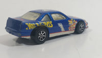 1995 Hot Wheels Race Team Series I Lumina Stocker #1 Metalflake Dark Blue Die Cast Toy Race Car Vehicle