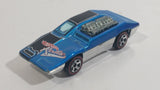 2002 Hot Wheels Red Lines Side Kick Metalflake Blue Die Cast Toy Car Vehicle RL