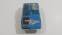 2002 Hot Wheels Red Lines Side Kick Metalflake Blue Die Cast Toy Car Vehicle RL