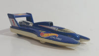 2005 Hot Wheels Hydroplane Metallic Blue Die Cast Toy Speed Boat Vehicle