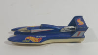 2005 Hot Wheels Hydroplane Metallic Blue Die Cast Toy Speed Boat Vehicle