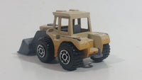 1999 Matchbox Road Crew/Road Works Tractor Shovel Beige Fading to Yellow No. 29 Die Cast Toy Construction Building Equipment Vehicle