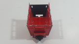 Vintage Majorette No. 323 Animal Trailer Red Die Cast Toy Farm Farming Vehicle