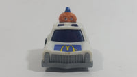 1985 McDonald's Happy Meal Fast Macs Officer Big Mac Character White Pull Back Toy Car Vehicle