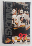 1997 Vancouver Canucks NHL Ice Hockey Team Weekly Planner - Never Used