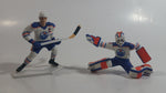 1999/2000 Starting Lineup Wayne Gretzky and Grant Fuhr Edmonton Oilers NHL Ice Hockey Players Action Figures - No Goalie Stick and Stanley Cup