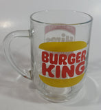 Vintage Hires Root Beer Soda Pop Beverage Burger King Restaurants Clear Large Round Glass Mug