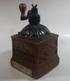 Vintage 1979 Jim Beam Kentucky Whiskey Coffee Mill 1856 Grinder Themed Regal China Liquor Decanter 750mL 8" Tall