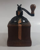 Vintage 1979 Jim Beam Kentucky Whiskey Coffee Mill 1856 Grinder Themed Regal China Liquor Decanter 750mL 8" Tall