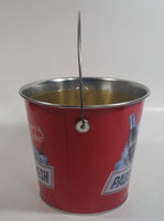 Coca-Cola Coke Ice Cold Pause Refresh 5 1/2" Tall Red Metal Pail