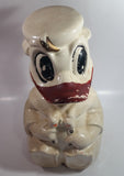 Antique Hand Painted 1940s Walt Disney José (Joe) Caricoa and Donald Duck Turnabout Cookie Jar Double Sided