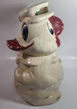 Antique Hand Painted 1940s Walt Disney José (Joe) Caricoa and Donald Duck Turnabout Cookie Jar Double Sided