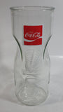 Rare Hard To Find Enjoy Coca-Cola Coke Soda Pop Layered Coke 10" Tall Glass Carafe Pitcher Jug Vase