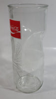 Rare Hard To Find Enjoy Coca-Cola Coke Soda Pop Layered Coke 10" Tall Glass Carafe Pitcher Jug Vase