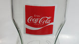 Rare Hard To Find Enjoy Coca-Cola Coke Soda Pop Layered Coke 10" Tall Glass Carafe Pitcher Jug Vase