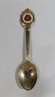 West Edmonton Mall Themed Enamel and Metal Silver Plated Steel Spoon Souvenir Travel Collectible