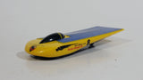 1998 Hot Wheels First Editions Solar Eagle III Yellow Plastic and Die Cast Toy Car Vehicle