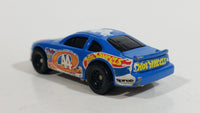 2000 Hot Wheels Racer Nascar #44 7/20 Blue Die Cast Toy Race Car Vehicle McDonald's Happy Meal