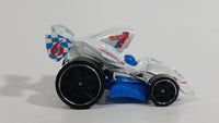 2013 Hot Wheels HW Racing Track Aces Tarmac Attack White Die Cast Toy Race Car Vehicle