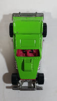 2012 Hot Wheels Demolition Derby Greased Gremlin Lime Green Die Cast Toy Car Vehicle