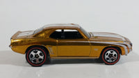 Rare 2008 Hot Wheels Classics 4 '69 Camaro Spectraflame Gold Die Cast Toy Muscle Car Vehicle Red Line 5SP